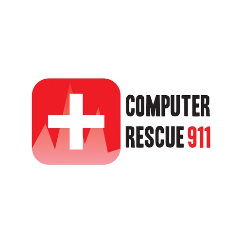 Redesign of logo for Computer Rescue 911