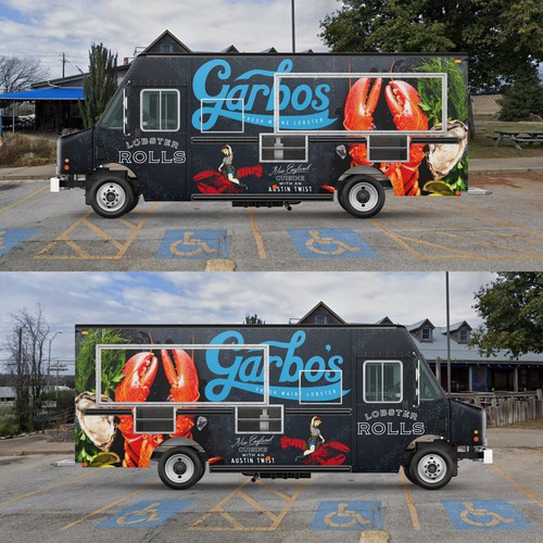 Food Truck Design for a Lobster Truck Fleet in Austin, Texas