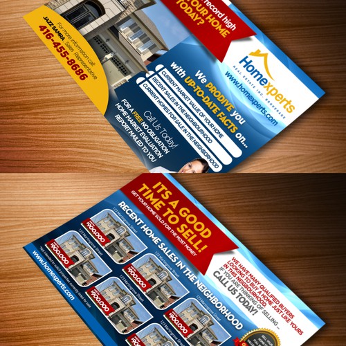 Help Homexperts Real Estate Inc with a new postcard or flyer