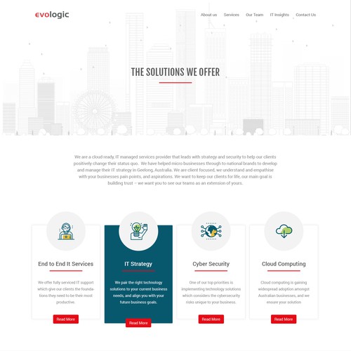 Evologic - Services Page
