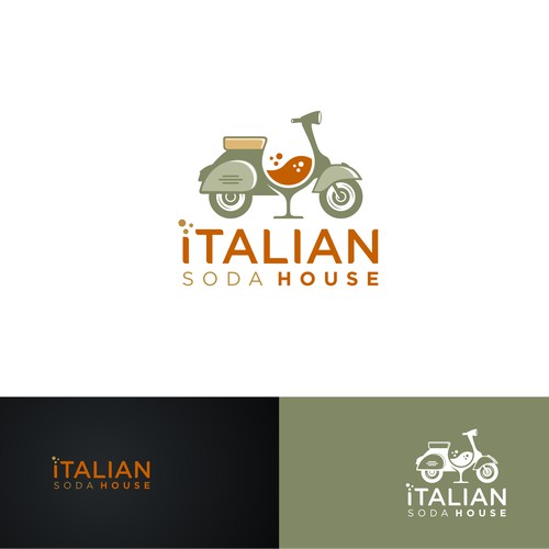 Logo Concept for Italian Soda House