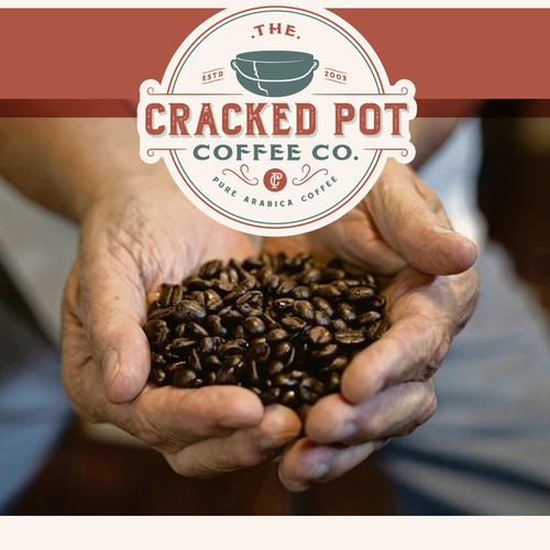 Logo for Cracked Pot Coffee Co.