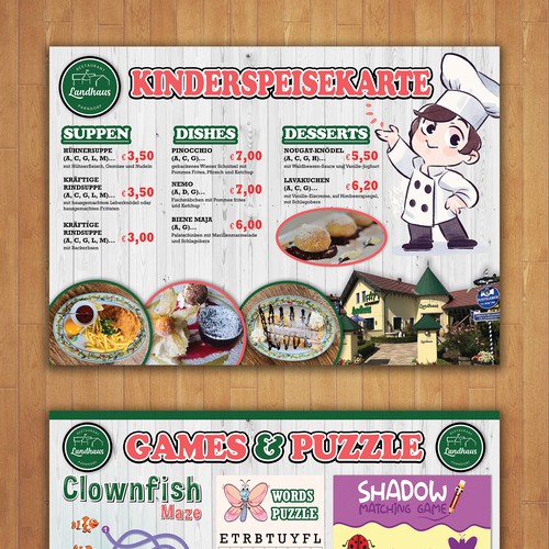 Kids Menu