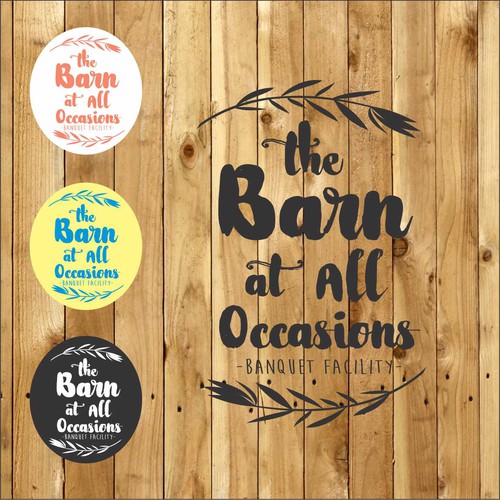 Rustic Logo for The Barn at All Occasions