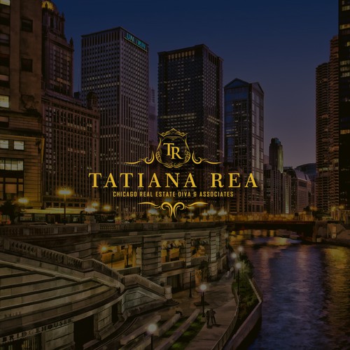 Classy and Elegant logo for "TATIANA REA" Chicago real estate diva & associates