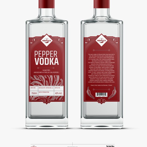 Vidka label design
