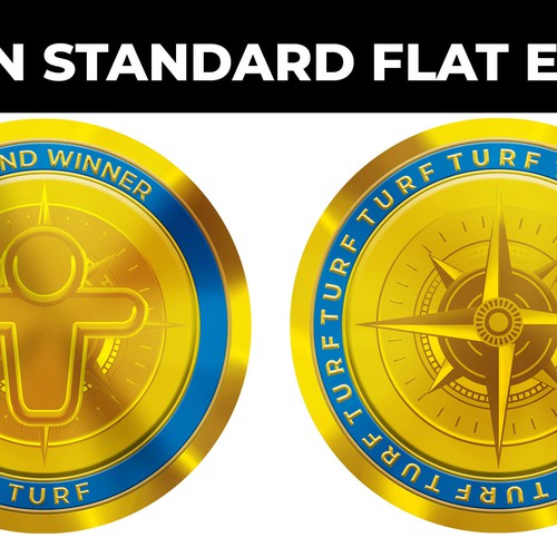 Coin Standard Flat Edge design