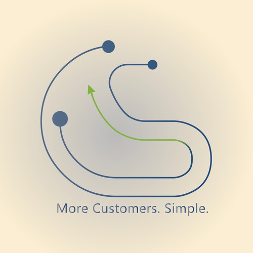 Simple logo for (Clicksynaptic!) digital marketing agency