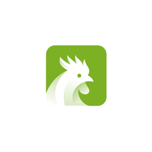 Simple Chicken App Icon 