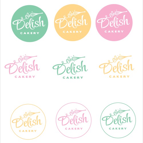 Create an eye catching logo for Delish Cakery!