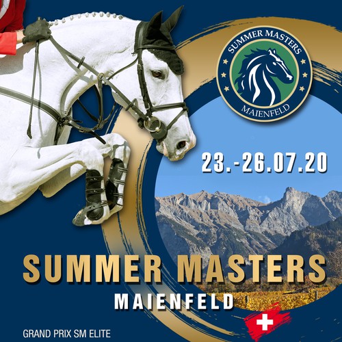Flyer design for Summer Masters 