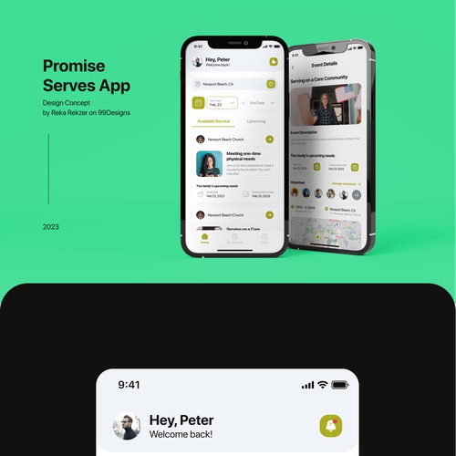 Promise Serves App Design