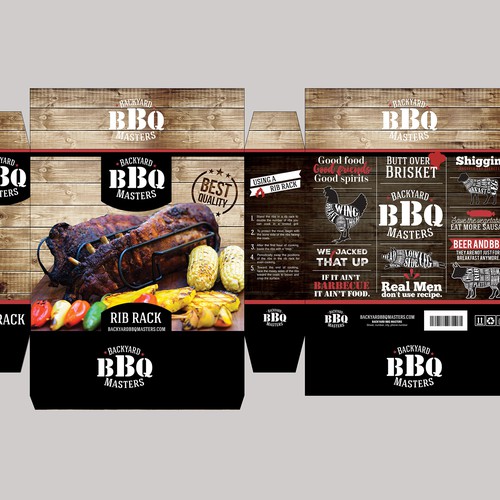 BBQ tools packaging