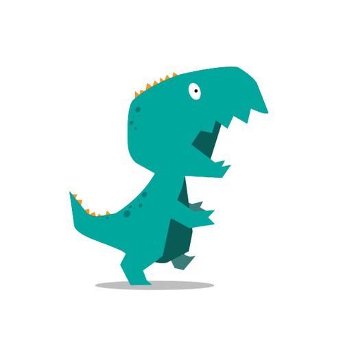T-Rex cute Mascot