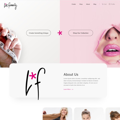 Web Design for Live Famously