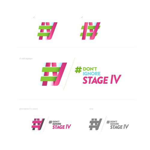 Symbol and logotype for a hashtag campaign