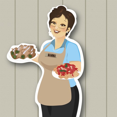 Help Da Mamma ( Bistro, Catering, Take away)  with a new illustration