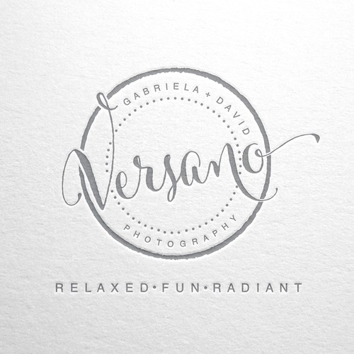 Create a modern and stylish logo for a Husband and Wife Photography Studio.