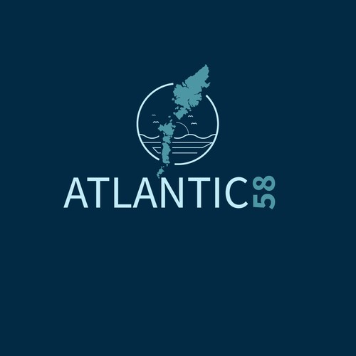 Linear logo design for Atlantic 58