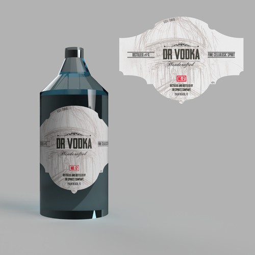 DR Vodka Label contest entry