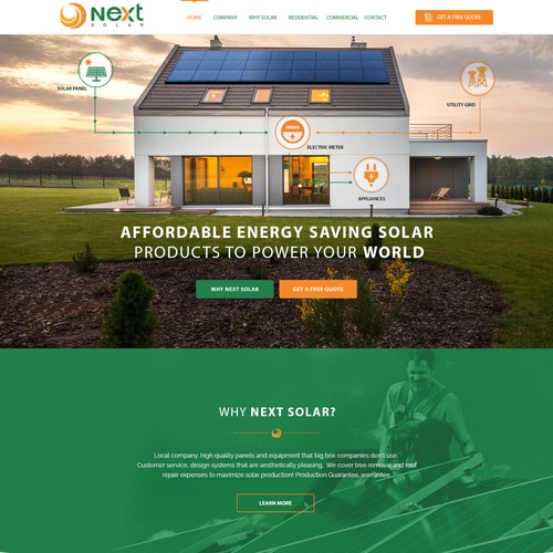 Stand Out Solar Energy Website