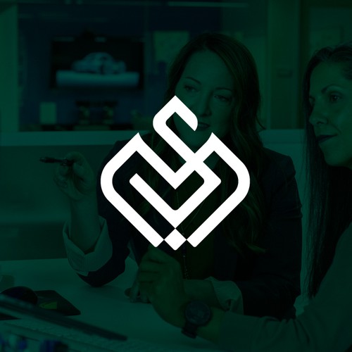 A monogram logo concept symbolizing 'MS7' Swan