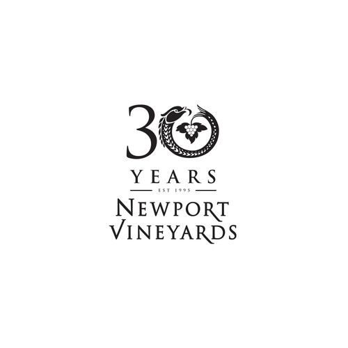 Newport Vineyards 30th Anniversary Logo