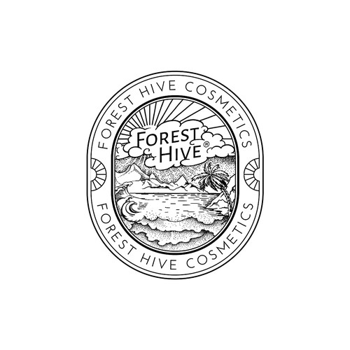 Concept logotype for Forest Hive Cosmetics