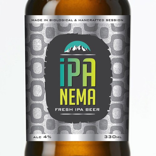 Creative IPA Beer Label