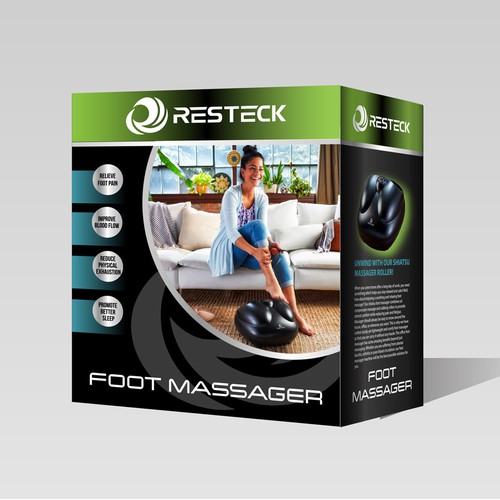 Winning Package Design for Resteck Foot Massager