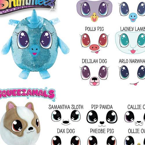 New faces for a existing toy brand