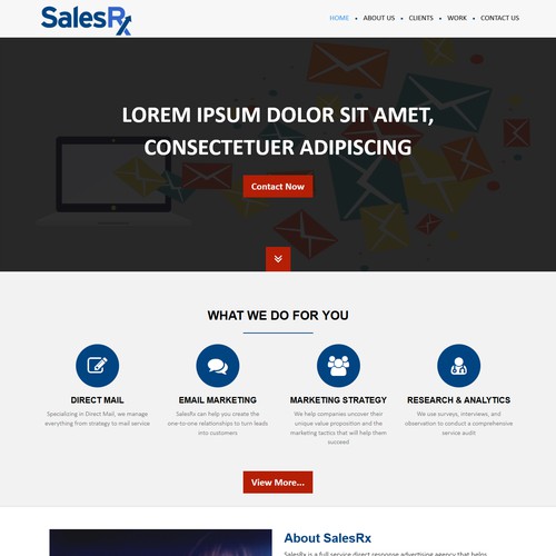 Direct Email Marketing Website Design