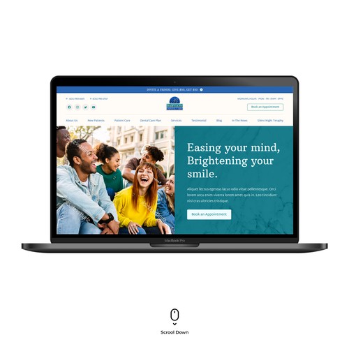 Babylon Dental Care Website Design Concept