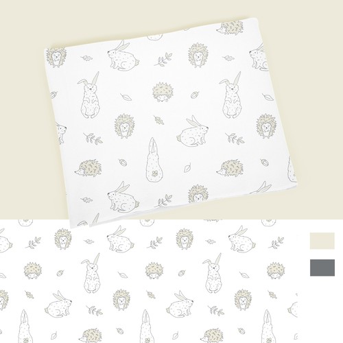 Baby Muslin Swaddle Blankets pattern