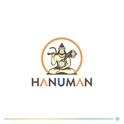 Modern and Playful logo for HANUMAN Logo