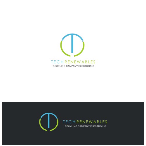 Create a logo that conveys recycle with technology and security of the transaction