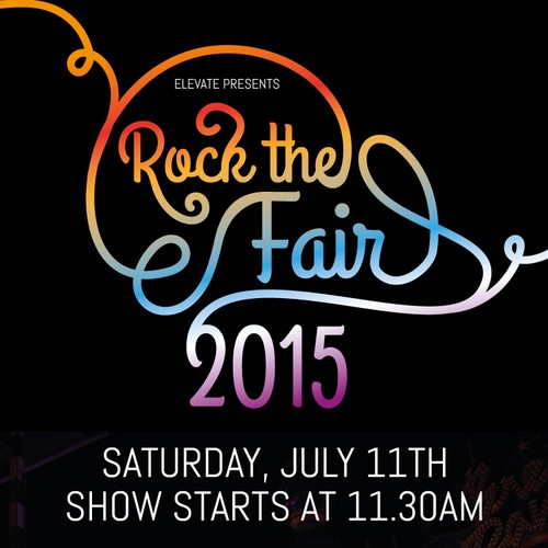 Poster for "Rock The Fair 2015"