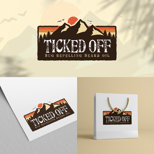 Ticked Off | Retro logo design 