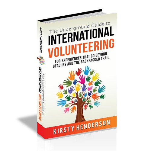 Create a captivating book cover for a volunteering ebook.
