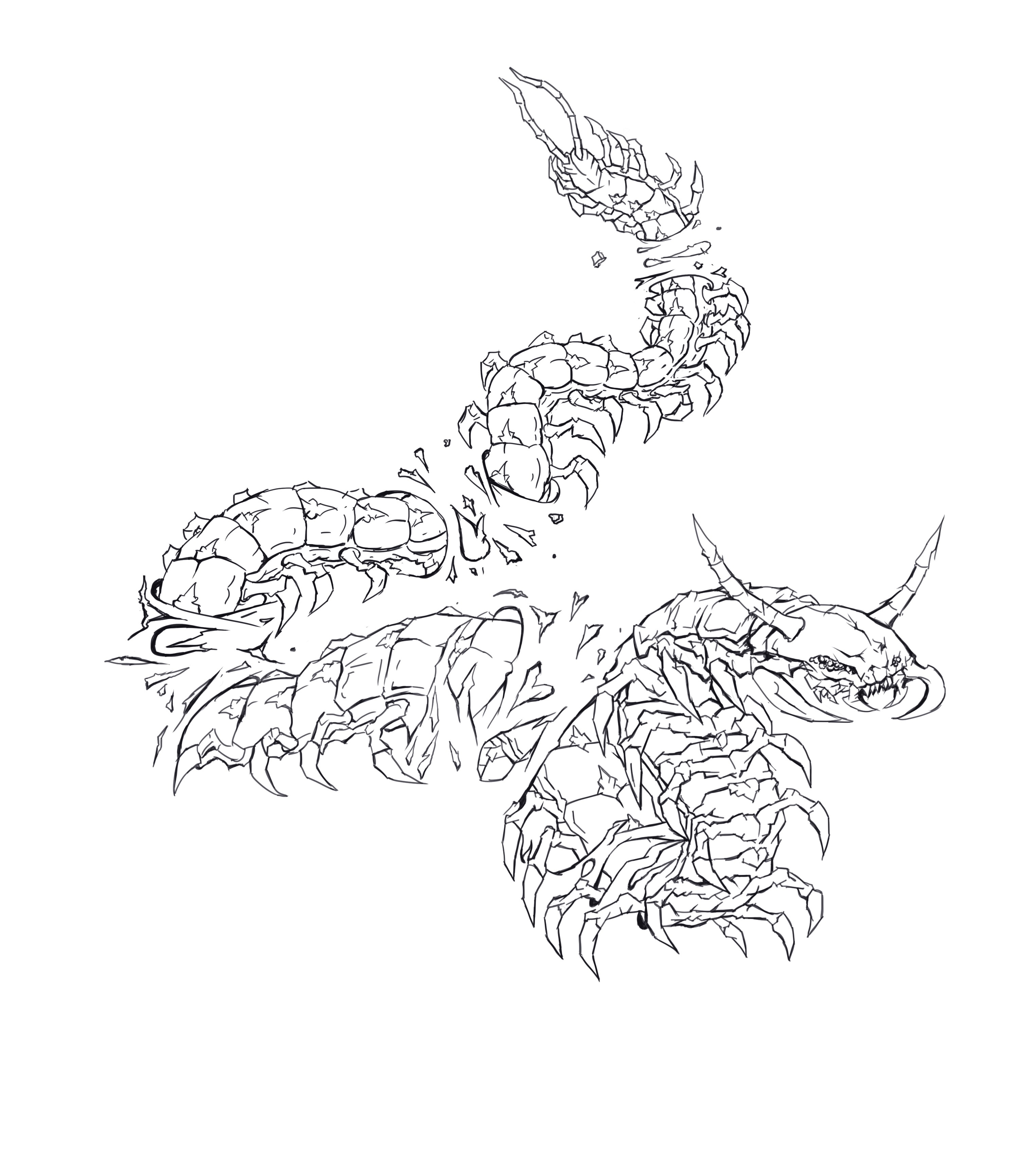 Centipede-Tattoo