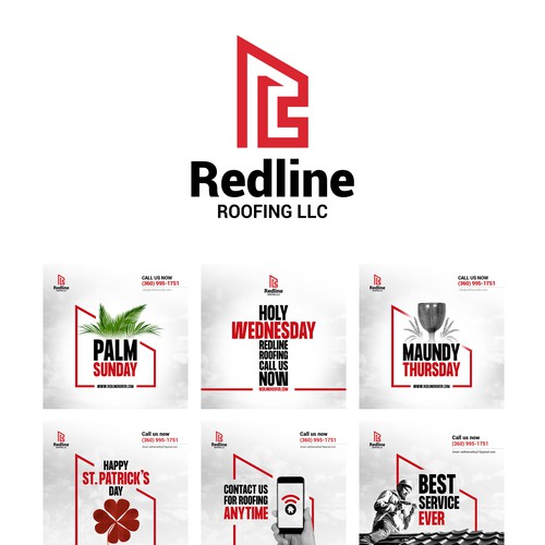 Redline Roofing logo