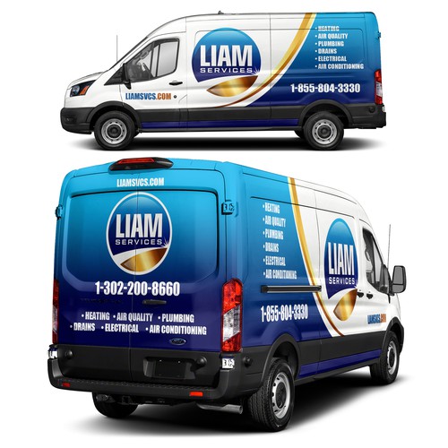 Liam Services Van Wrap