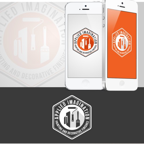 Create a "new artisan" logo for a SF Bay area painting company