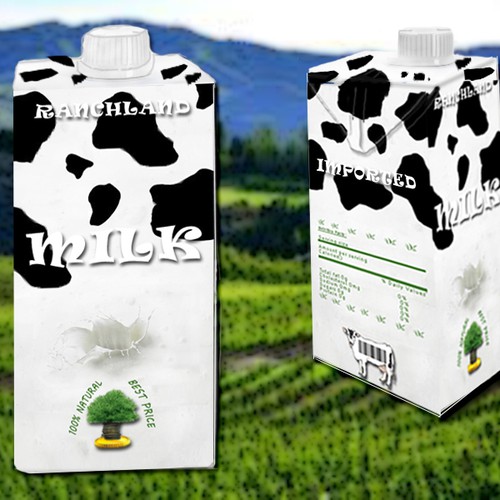 Create the Package for a New Major Milk Brand in China