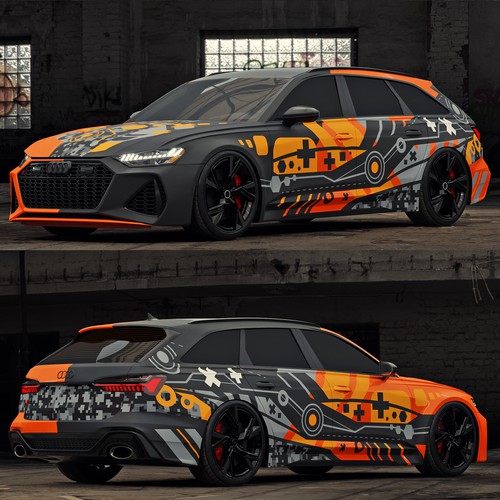 AUDI RS6 Avant wrap design