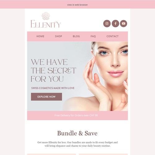 Ellenity Email Newsletter Design