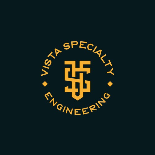 Monogram Logo for Vista specialty engineering