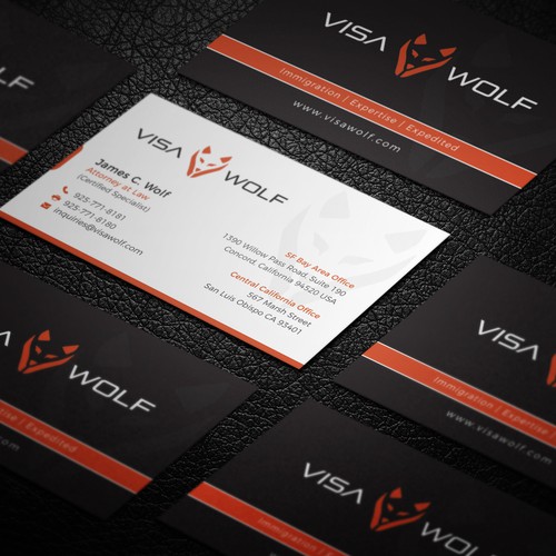 Modern Sleek Professional Business Card