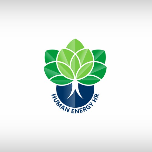 Logo for a specialist recruitment company -- Human Energy HR