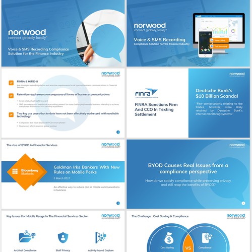 Smart & Clean Concept For Messaging App Technology Company